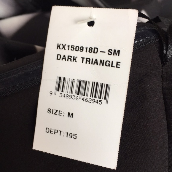 Keepsake dress black white geometric pattern M - Picture 3 of 9